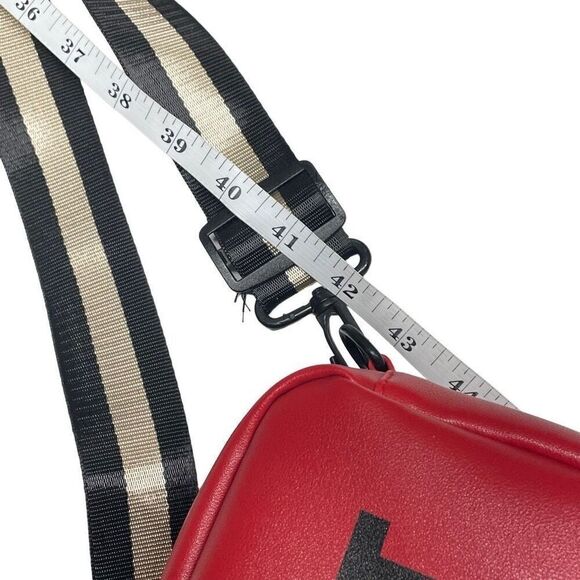 Mini Red Crossbody Exit Bag - Picture 7 of 8